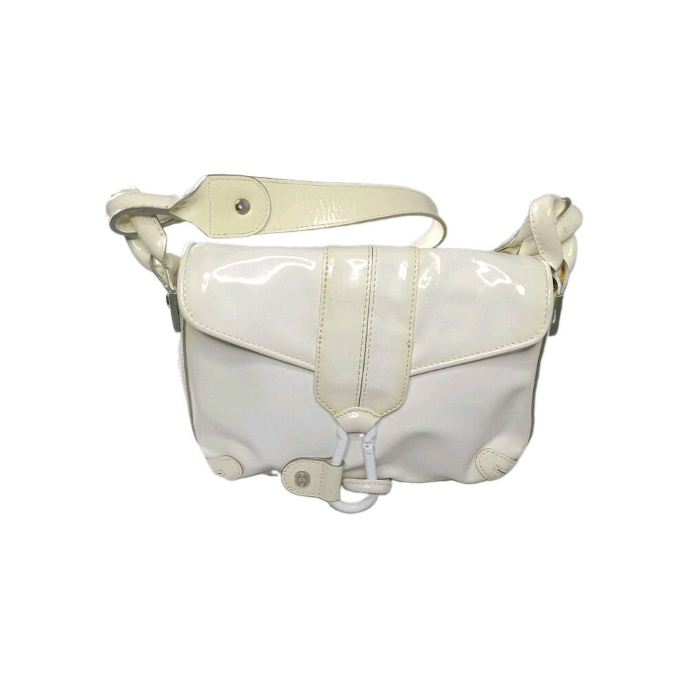 Vintage Donald Pliner Shoulder Bag White & Cream 1990's